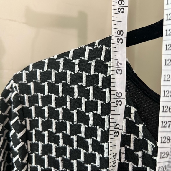 Maurices Midi Dress XXL Black & White Work Dress Flattering Pockets (1555) - Picture 7 of 12